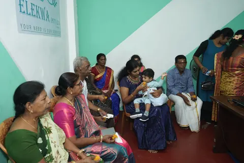 Guests inside the Elekwa office on opening day